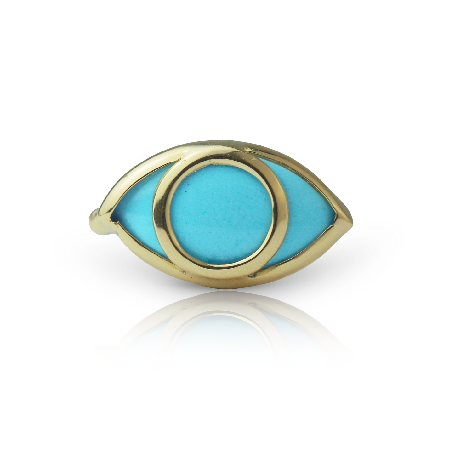 Third Eye Ring in Turquoise and 18k Gold