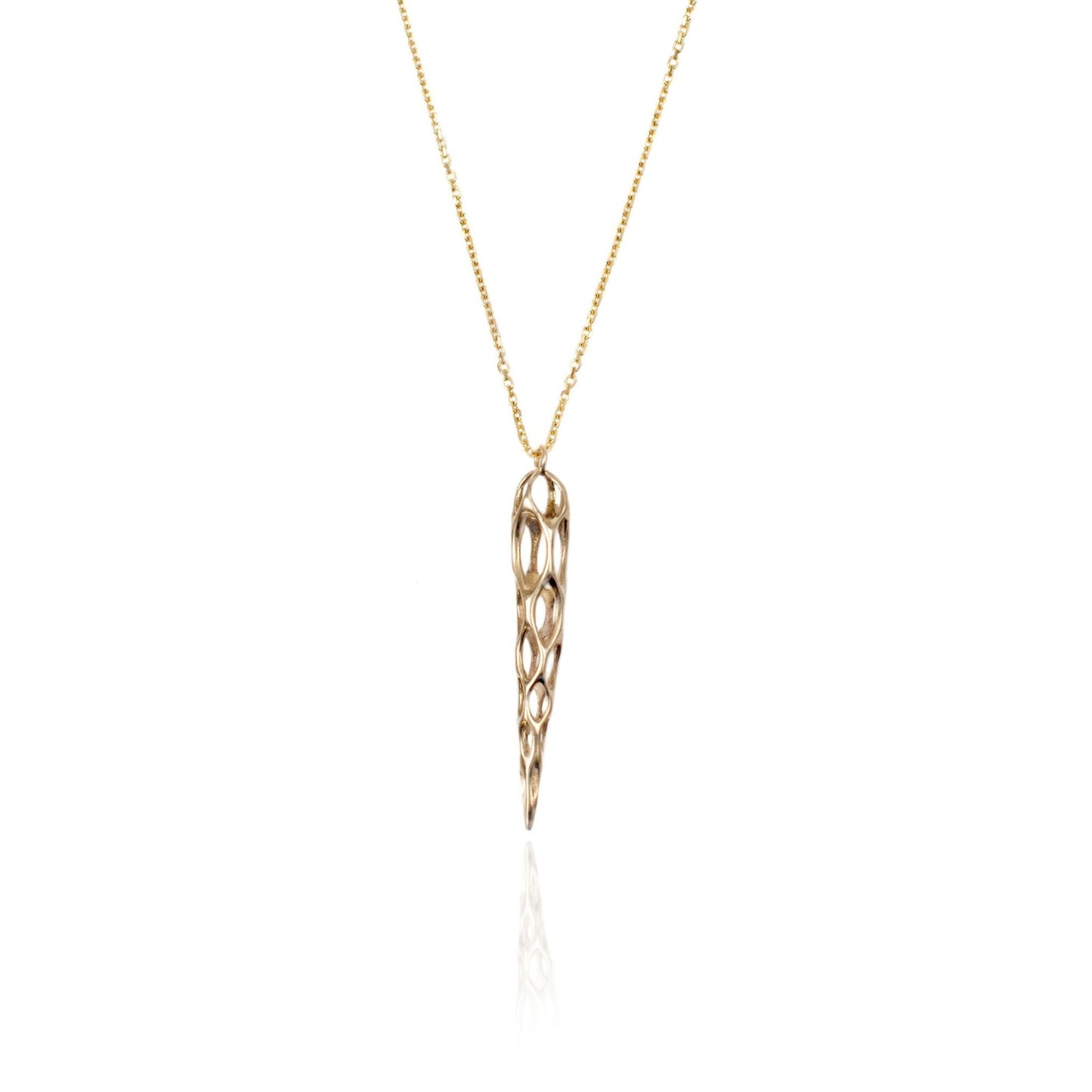 Cholla Pendant in 14k Gold