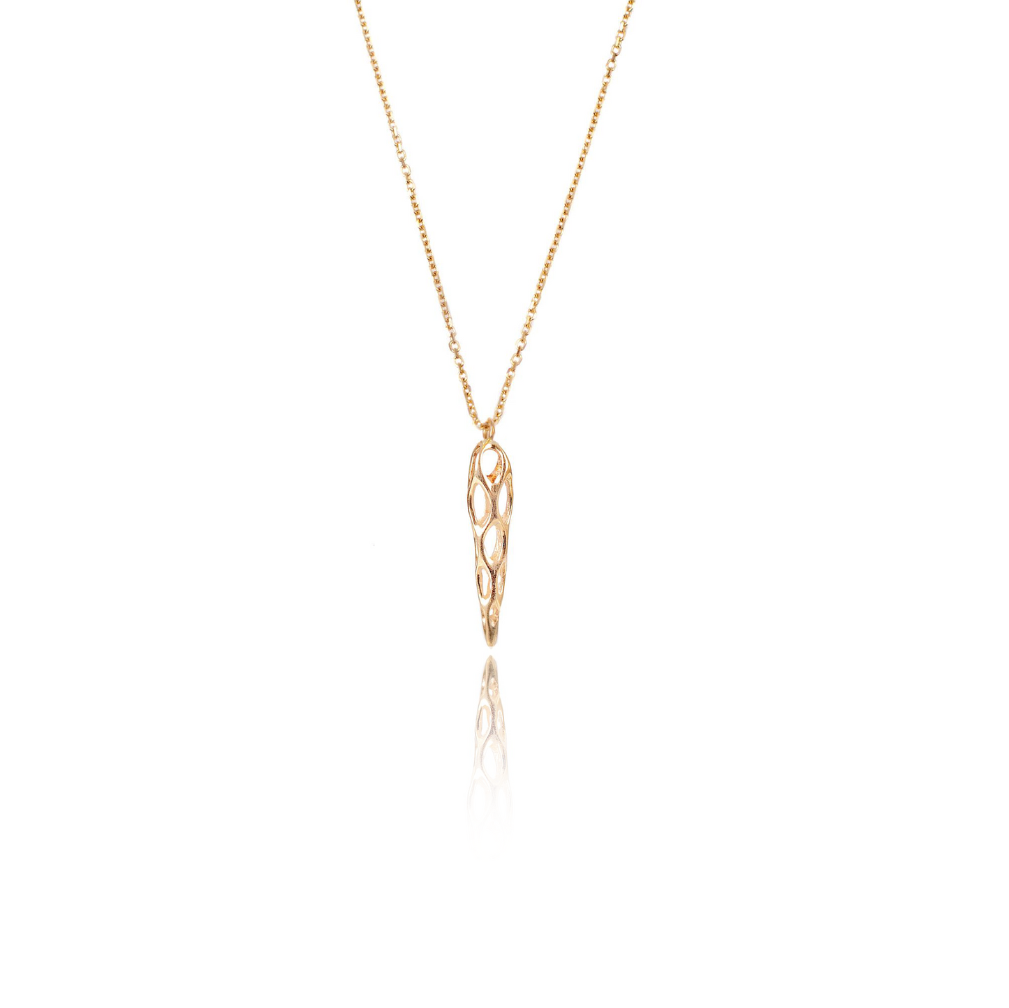Cholla Pendant in 14k Gold