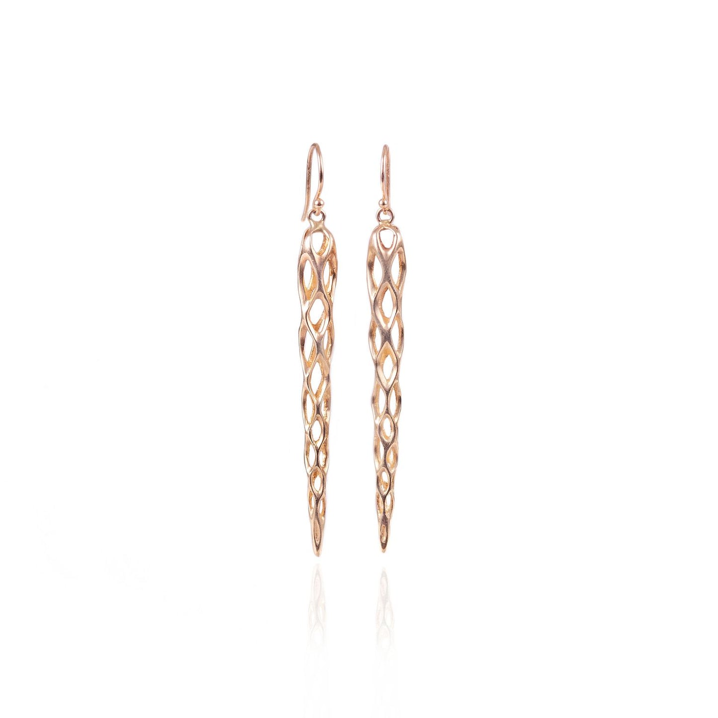 Cholla Earrings in 14k Gold