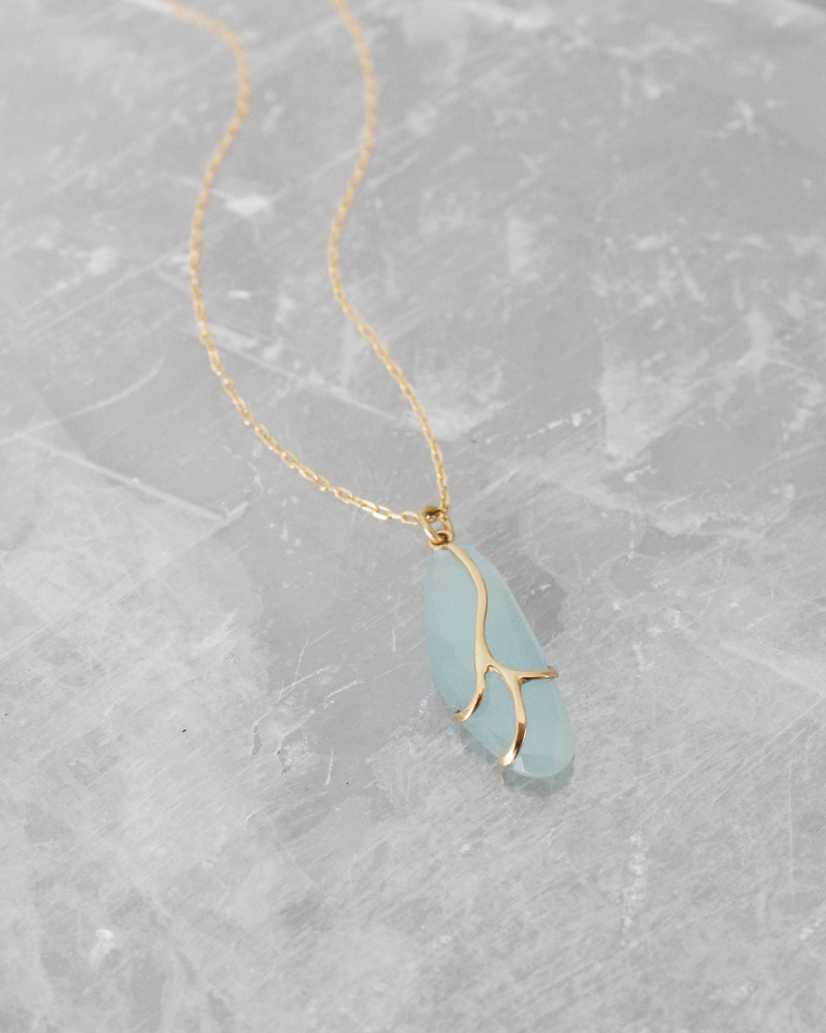 
                  
                    Butterfly Charm in Aquamarine and 18k Gold
                  
                